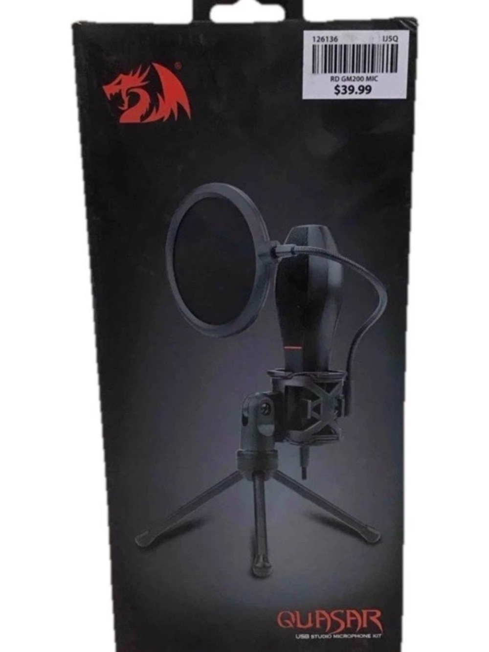 Redragon Quasar2 GM200-1 USB Studio Omni-Condenser Microphone Kit #0898 z30 b13